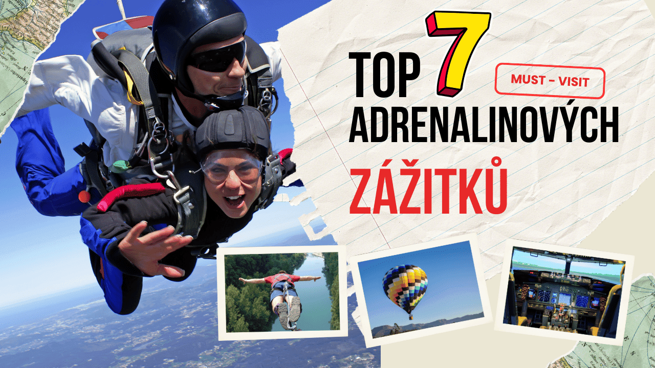 7 nejprodávanějších zážitků roku: vyberte si ten svůj a dopřejte si dávku adrenalinu